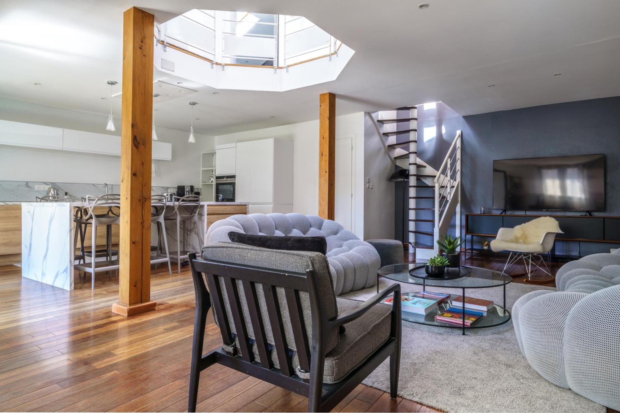Atelier Loft Proche Halles Тур Екстериор снимка